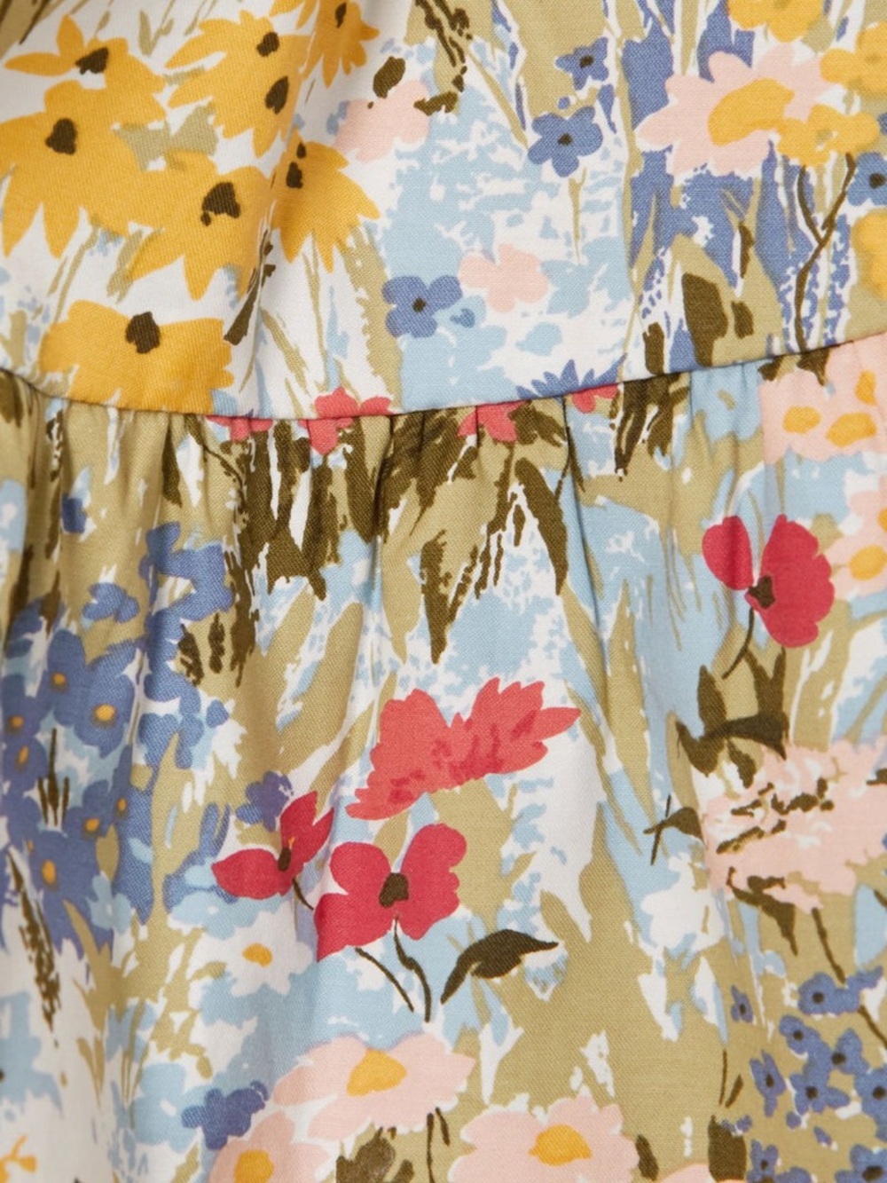 Reformation Cyprus Midi Dress in Countryside Floral Square-Neck Summer Wedding 6 - Picture 3 of 16